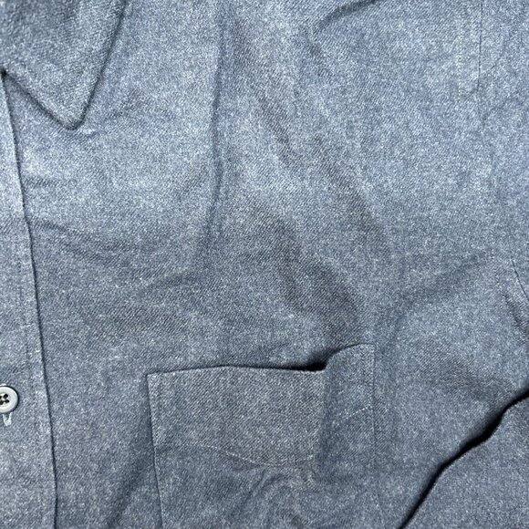 UNTUCKit Fuligni Shirt Mens XLT Regular Blue Flannel Long Sleeve Cotton New - Picture 5 of 11